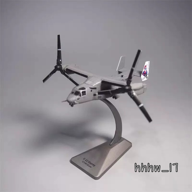 USA V-22‌ Osprey Tiltrotor 1/144 Transport Helicopter Alloy Aircraft Model Gifts