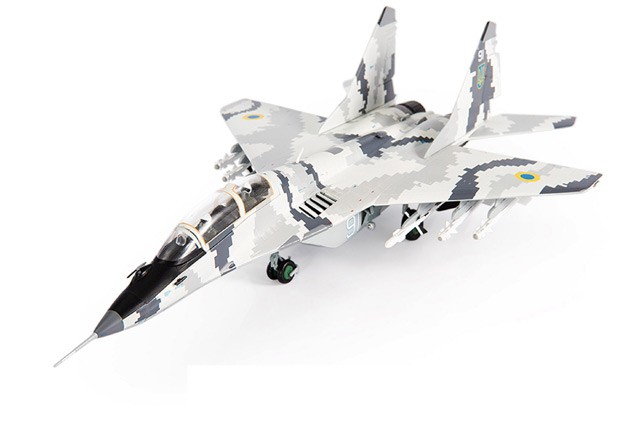 JCW-72-MG29-015 JC Wings MiG-29UB Fulcrum-B 1/72 Model White 91 Ukrainian Air