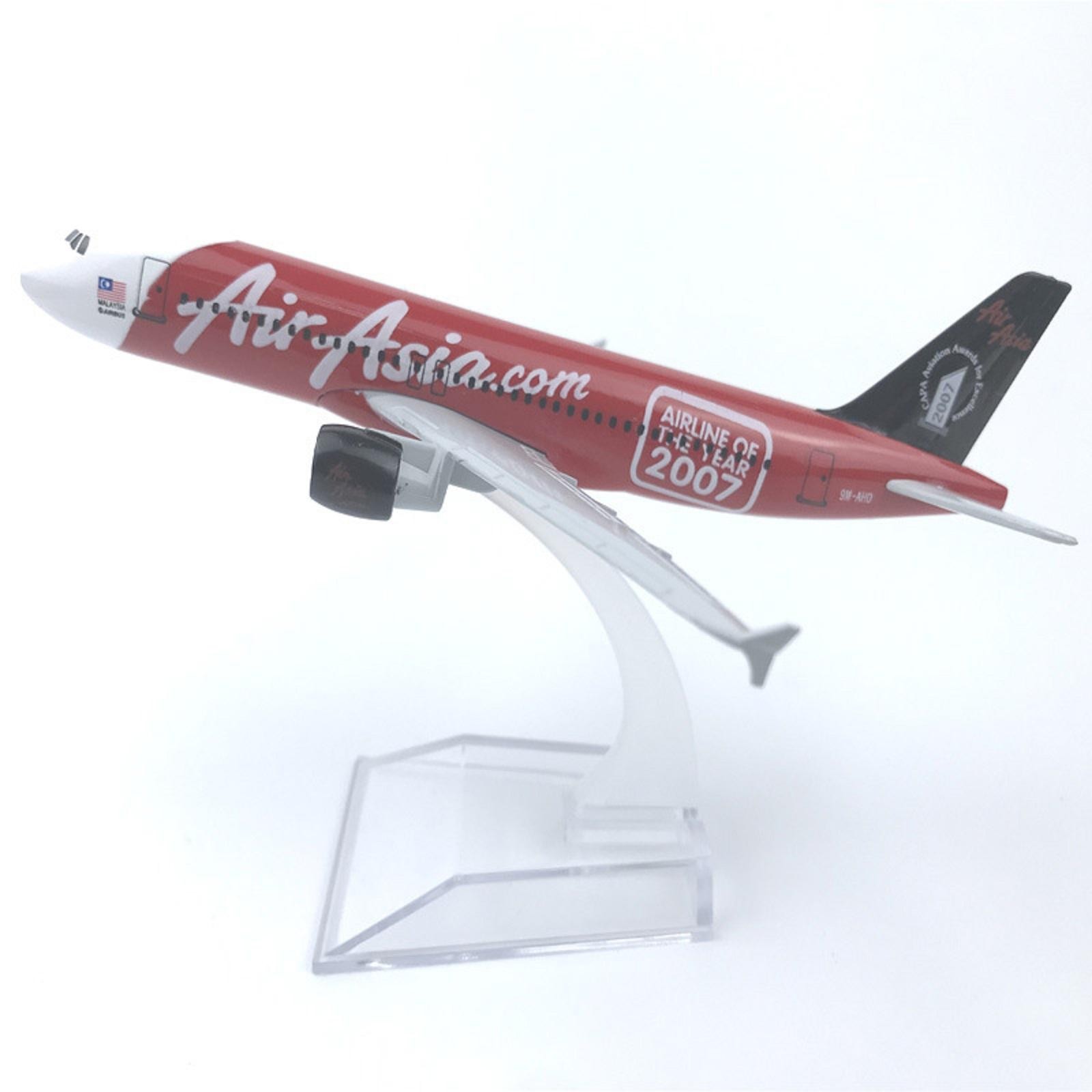 1:400 15cm High Simulation Aircraft Asia 2007 A320 Best Alloy Plane Model Craft