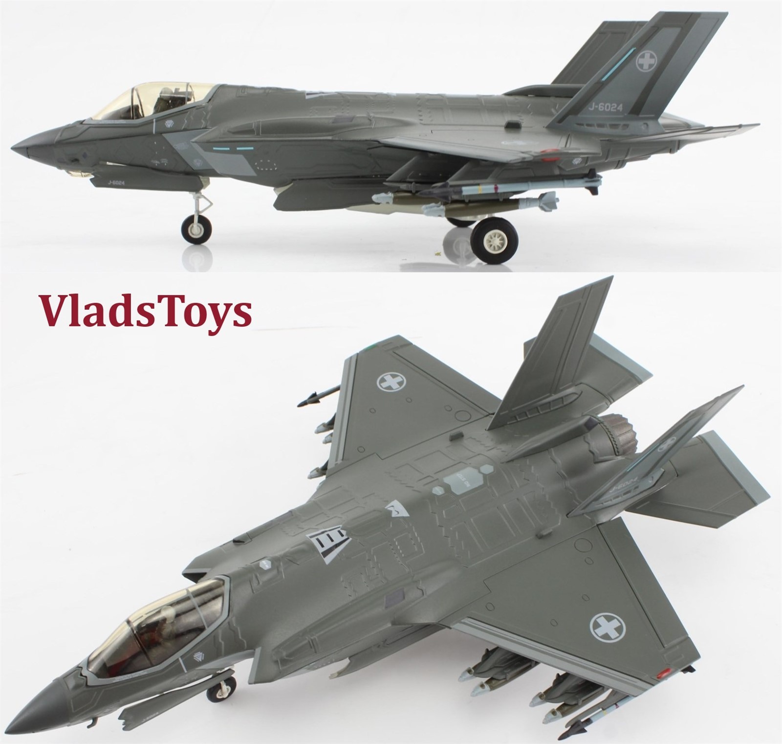 Hobby Master 1/72 F-35A Lightning II Swiss AF #J-6024 Switzerland 2023 HA4438