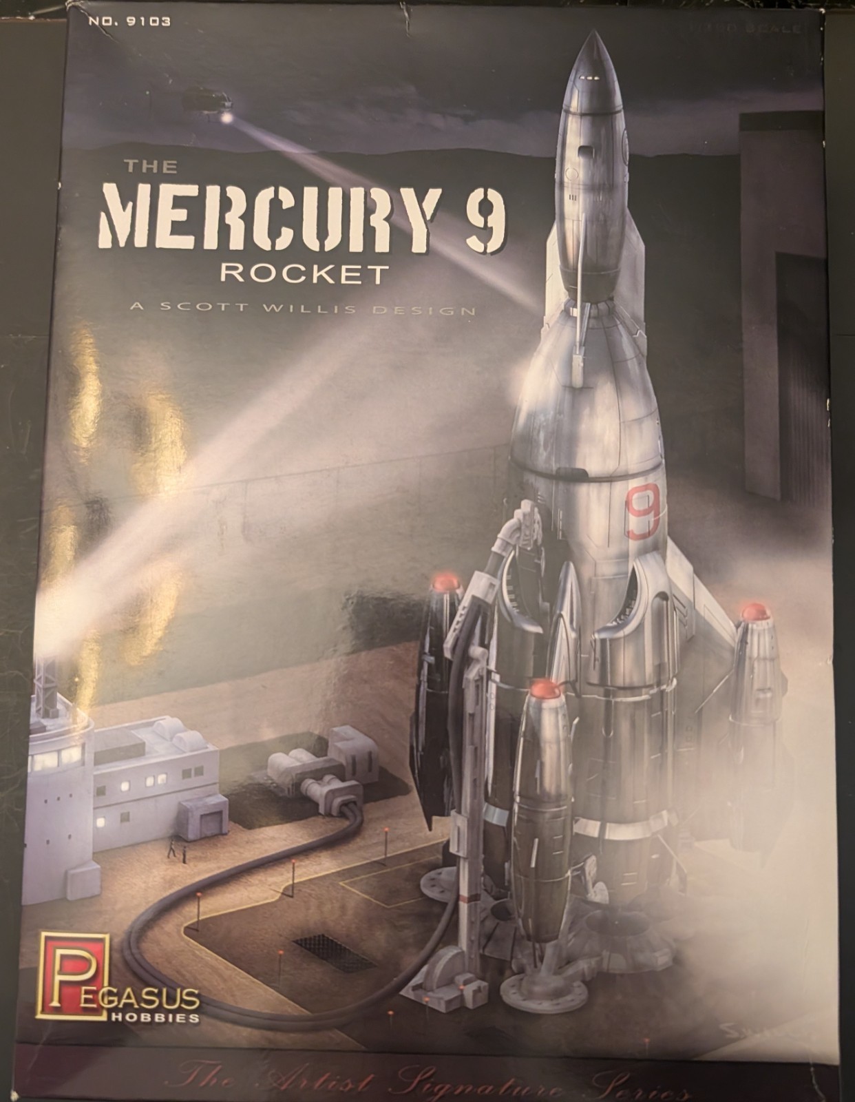 Pegasus Hobbies 9103 The Mercury 9 Rocket new