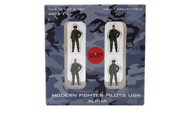 Calibre Wings 1/72 USN 4-Piece Pilot Figure Set