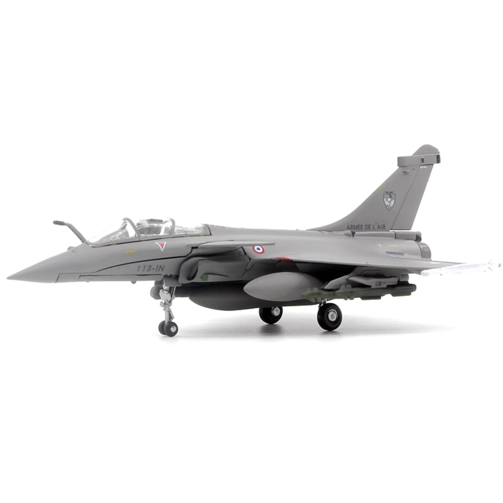 1/100 Diecast Alloy French Air Force Rafale C Libya War Fighter Model Souvenir