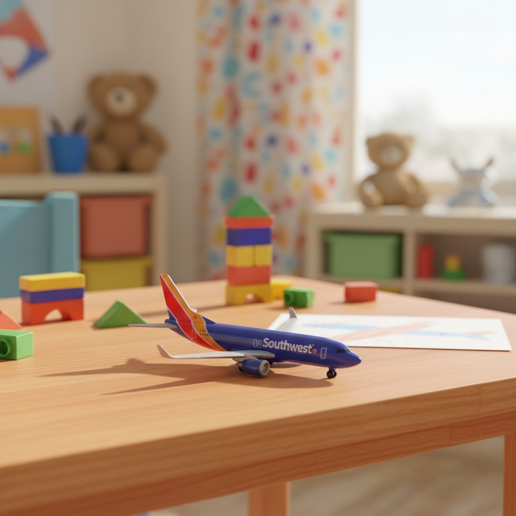 Official Southwest Airlines Die-Cast Metal Airplane for Ages 3+ – Ready to Play