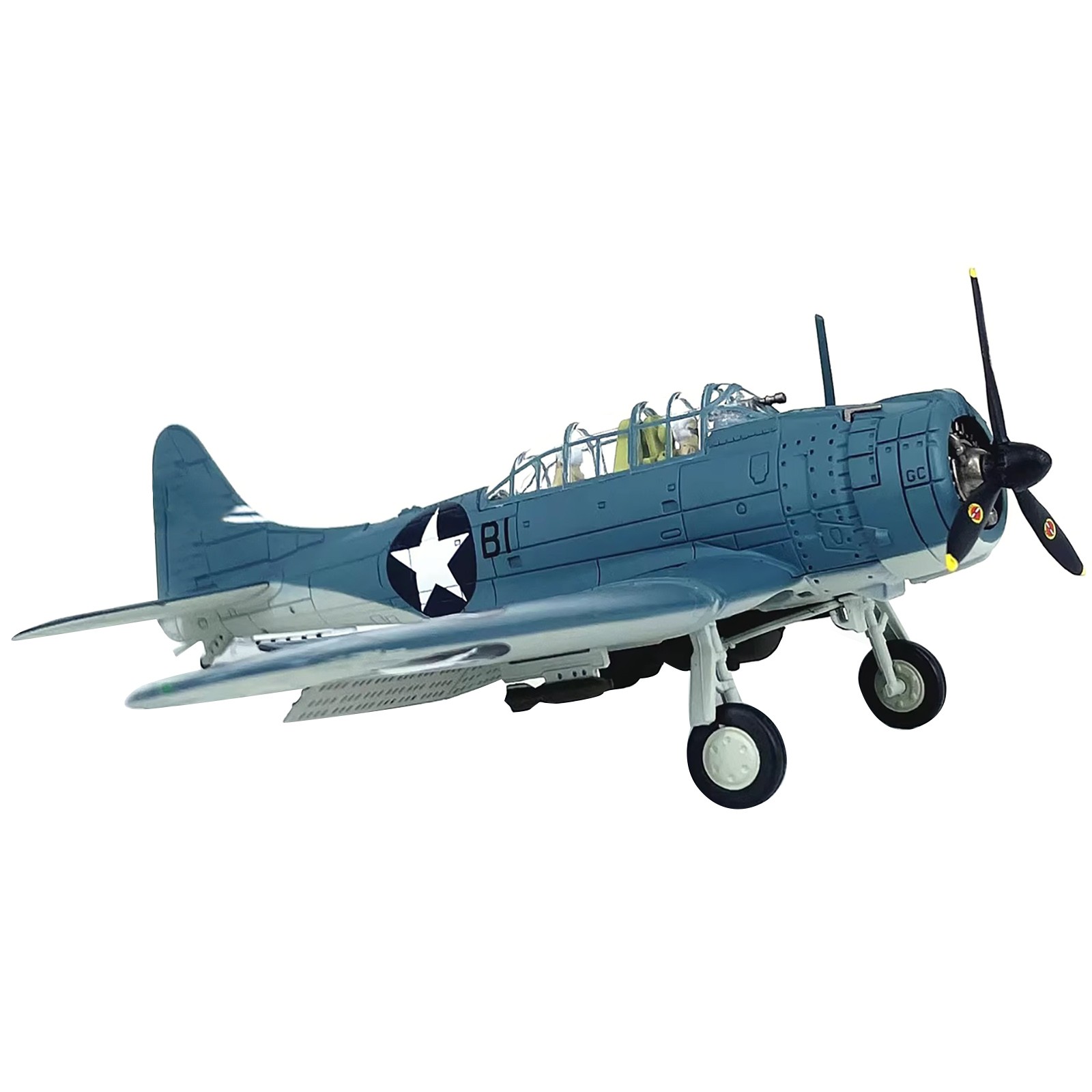 1/72 Scale WWII SBD Dauntless Dive Bomber Alloy Model Aircraft 14cm