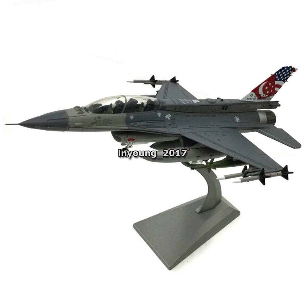 1/72 F-16D Block 50/52 Fighter Airplane Model Diecast Metal Military Plane Model