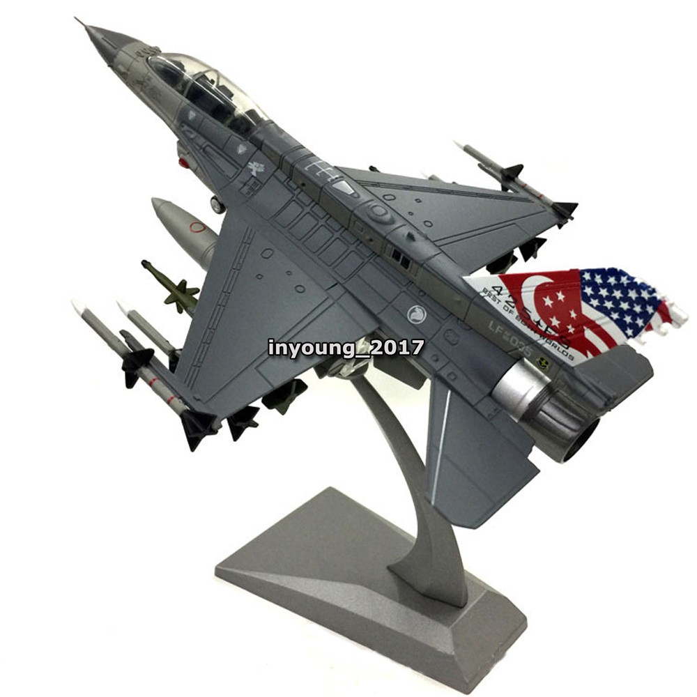 1/72 F-16D Block 50/52 Fighter Airplane Model Diecast Metal Military Plane Model
