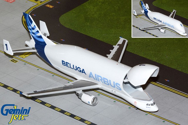 G2AIR1320 GeminiJets A300-600ST Beluga 1/200 Model Beluga 1 Airbus Transport