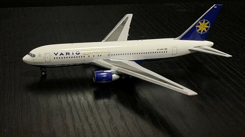 1:400 Aeroclassics Varig Boeing B767-200 PP-VNO