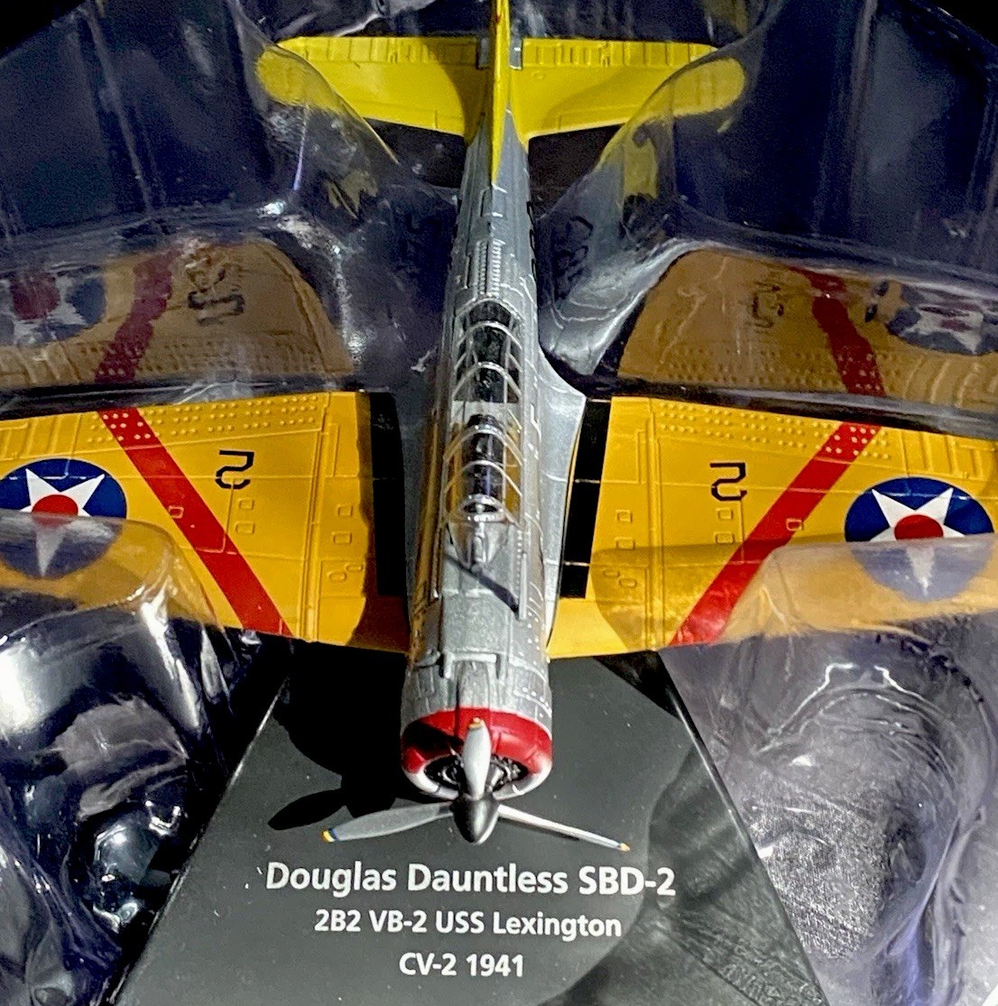 Oxford AC075 SBD-2 Dauntless USN VB-2 USS Lexington 1941 (Prewar) 1/72