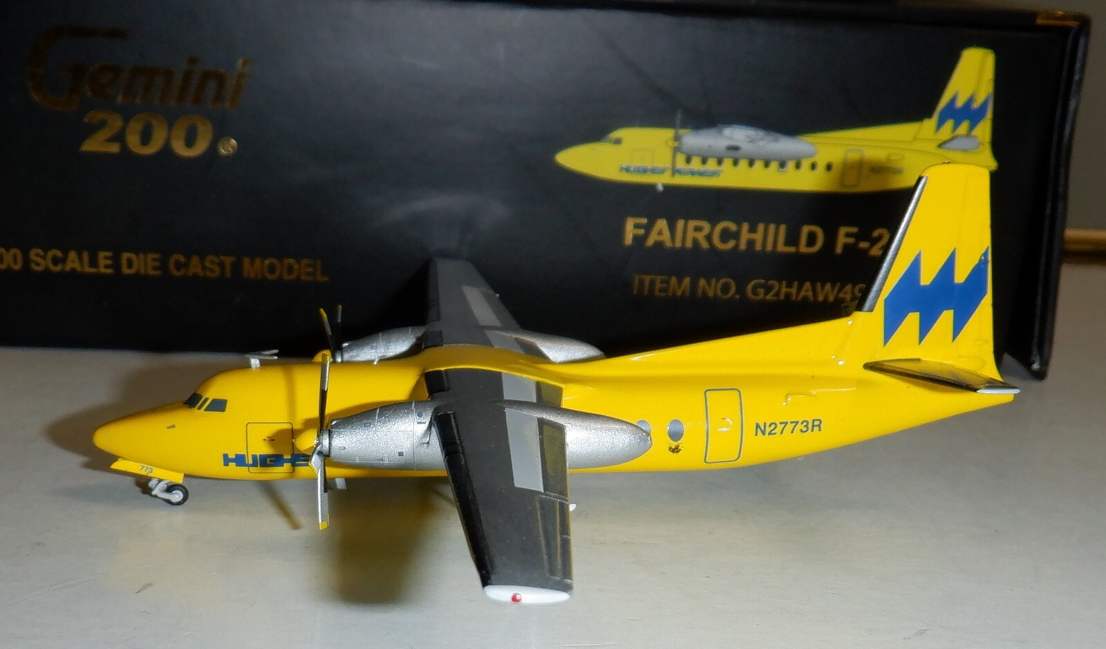 Gemini 200 1:200 Hughes Airwest Airlines Fairchild F-27 N2773R – G2HAW492
