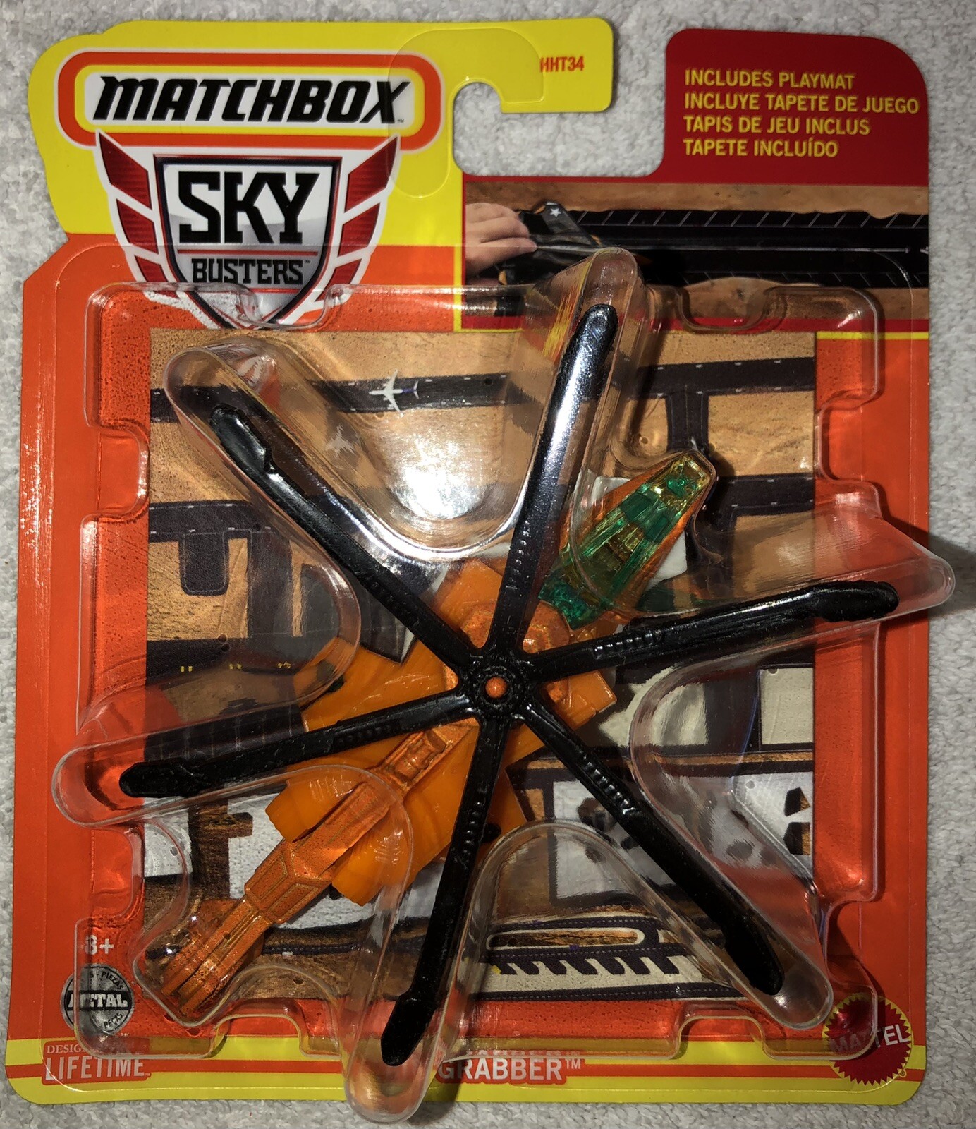 MATCHBOX SKY BUSTERS AIR GRABBER ORANGE/GREEN/BLACK/WHITE 2024 RELEASE NEW USPS