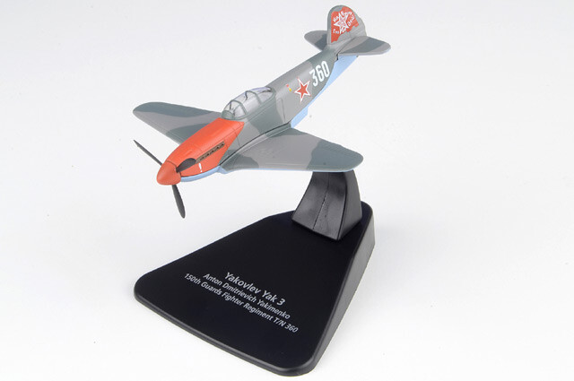 AC088 Oxford Diecast Yak-3 1/72 Model White 360 Soviet Air Force 150th Guards