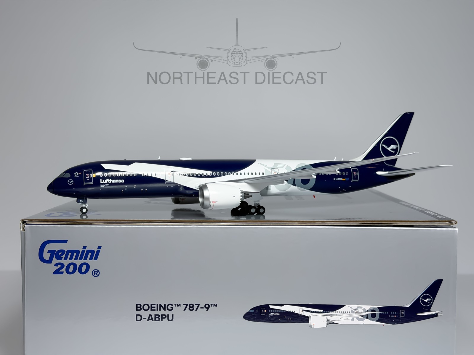 Lufthansa Boeing 787-9 1:200 Gemini Jets D-ABPU (G2DLH1483)