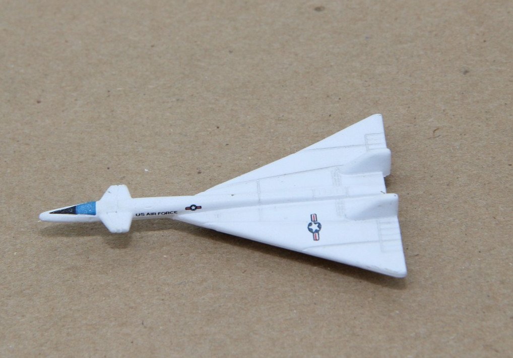 Galoob Micro Machines Military XB-70 Valkyrie Bomber Aircraft Open White