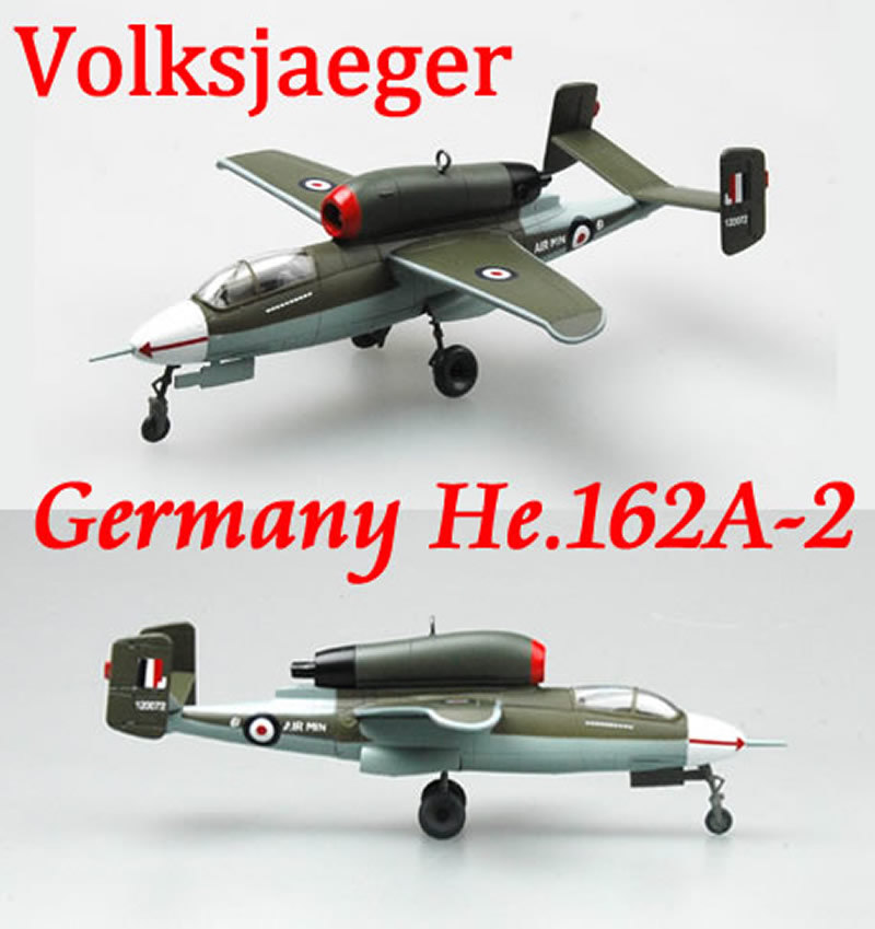 Easy Model 1/72 Germany He.162A-2(W.Nr.120072)Crashed at Aldershot.9 #36349