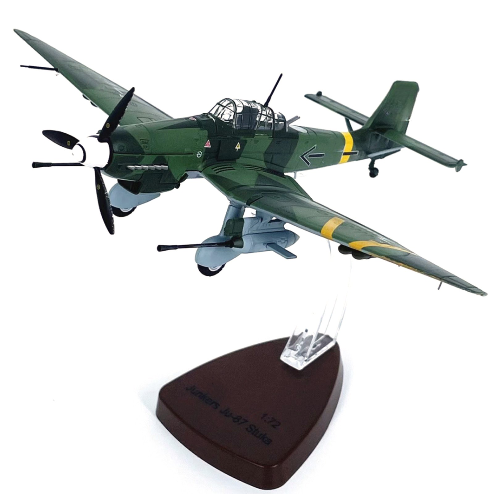 1/72 Scale Diecast Alloy German Stuka JU-87G2 Attack Plane Simulation Model