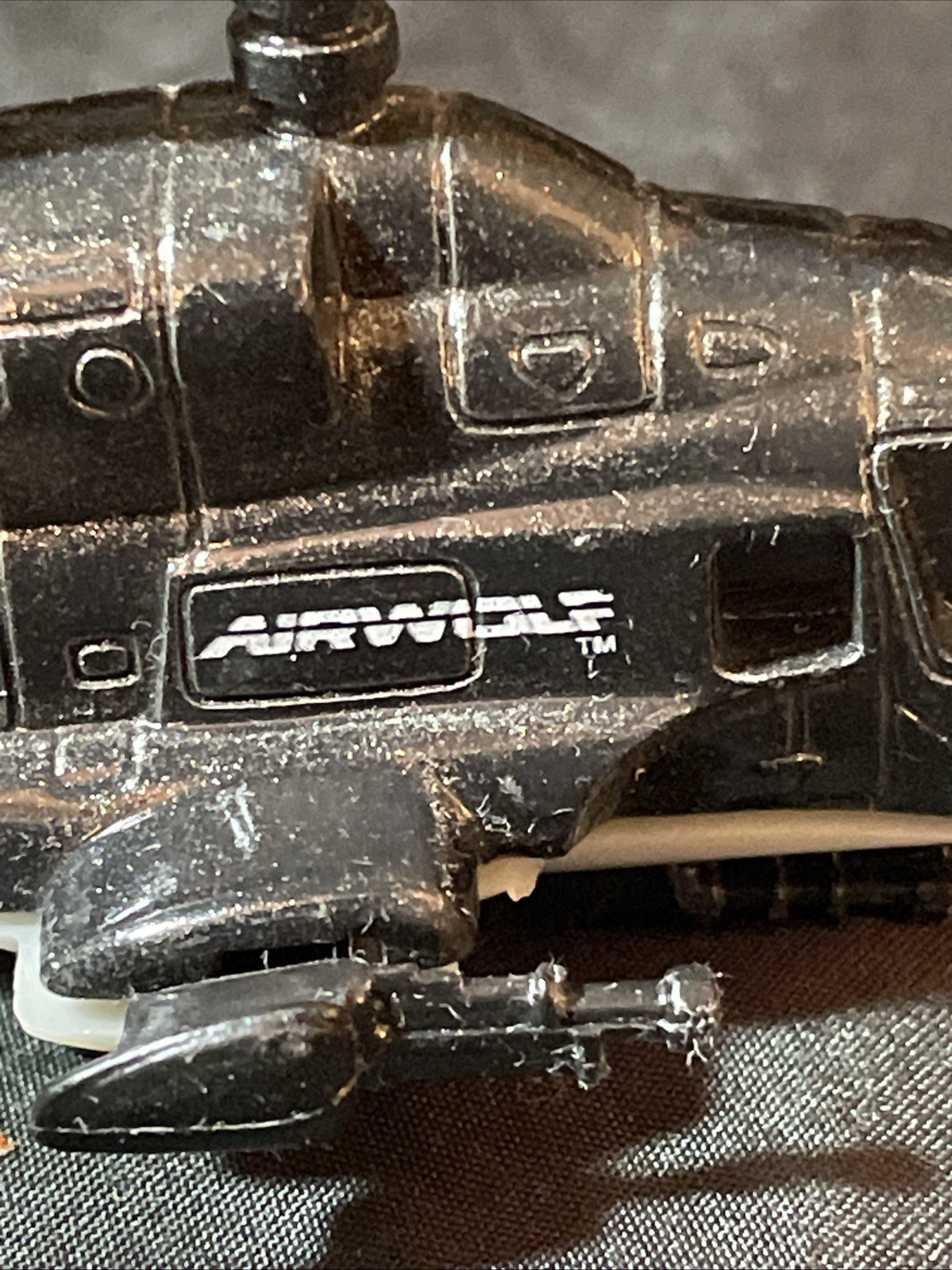 Ertl AIRWOLF Helicopter Die Cast 1/64 Scale #1231 1984 Vtg Toy TV Show