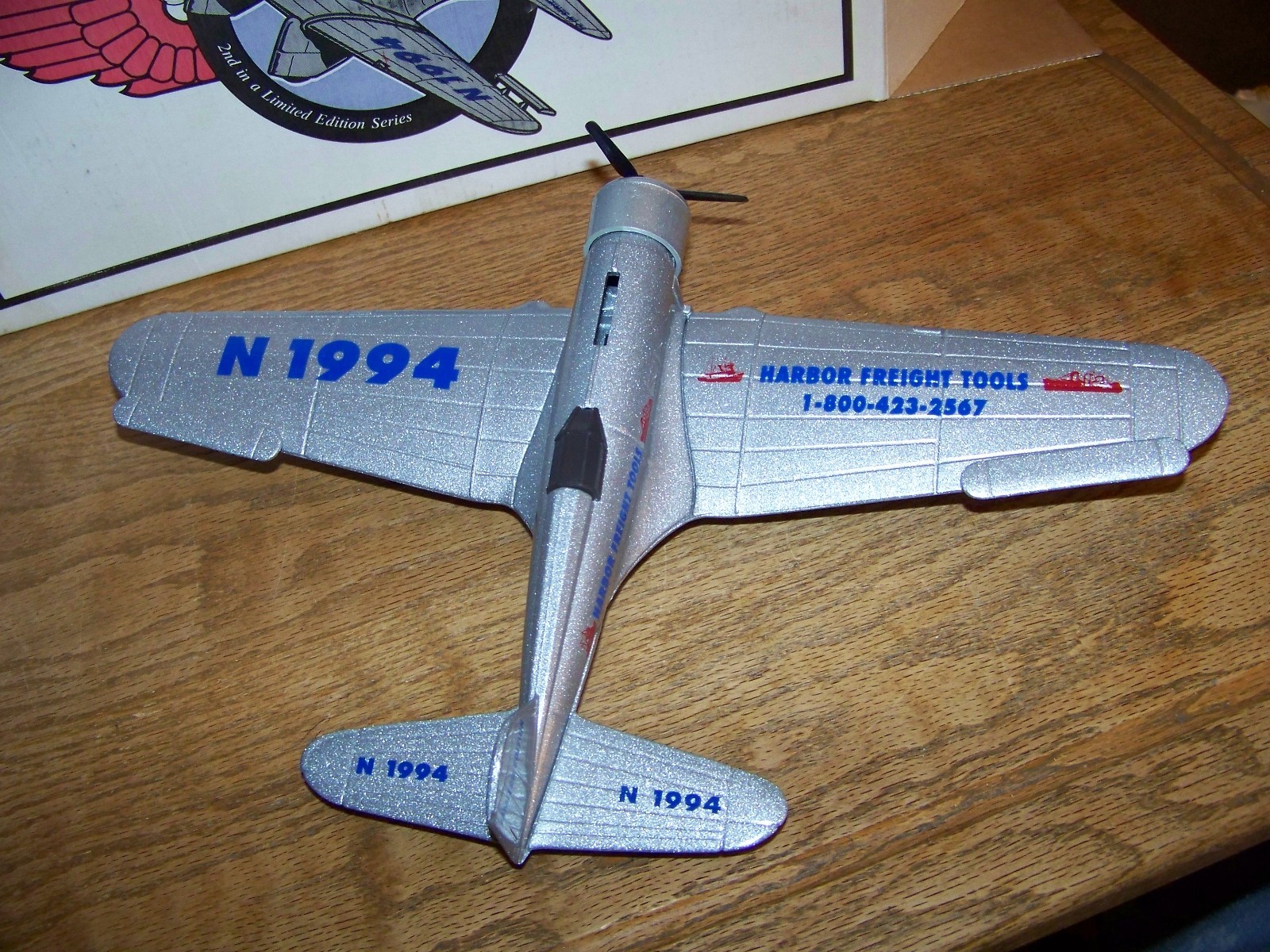 NEW ERTL Harbor Freight Tools 1936 Northrop Gamma Die Cast Metal Coin Bank 1994