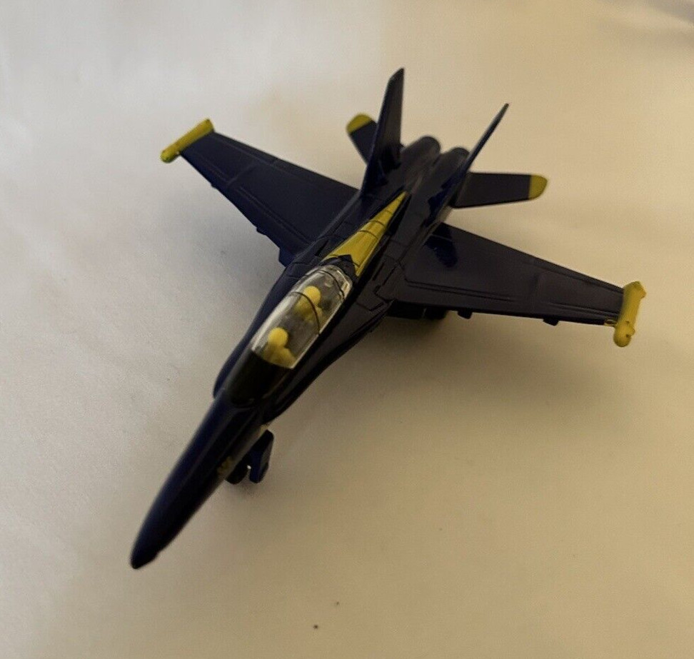 PMT Holdings LTD Blue Angels Jet US Navy 3 Blue Yellow Diecast Toy