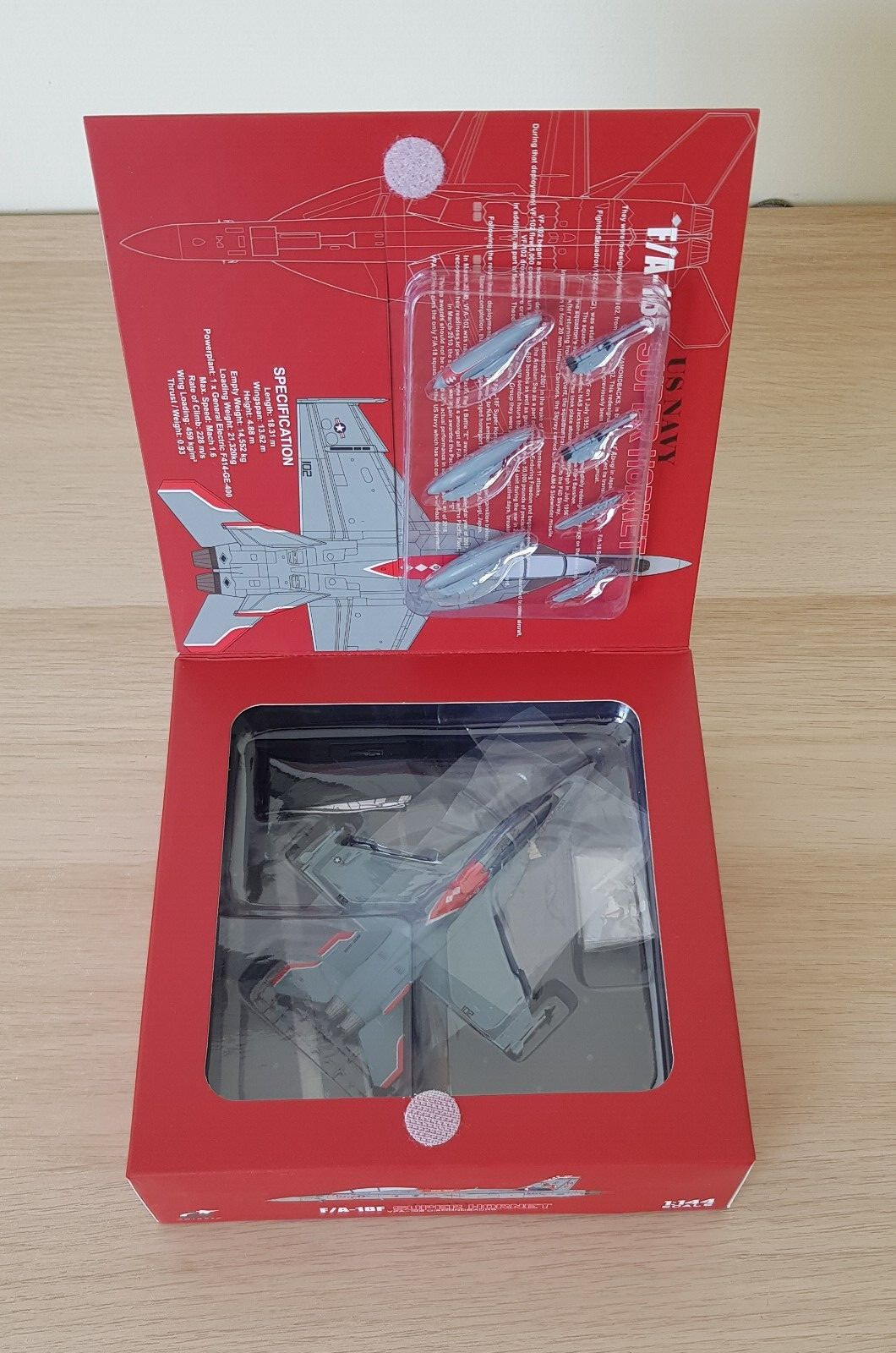 JC Wings 1/144 JCW-144-F18-001 F/A-18F Super Hornet USN VFA-102 Diamondbacks