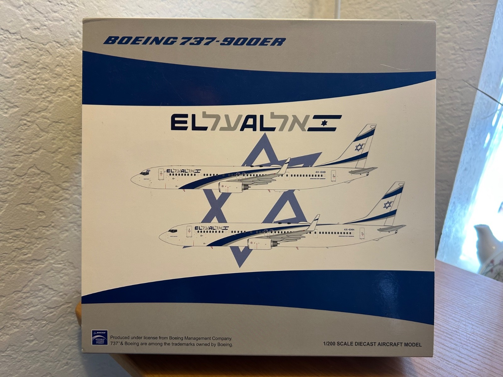 JC Wings 1:200 EL AL Boeing 737-900ER ~ 4X-EHD ~ XX20081