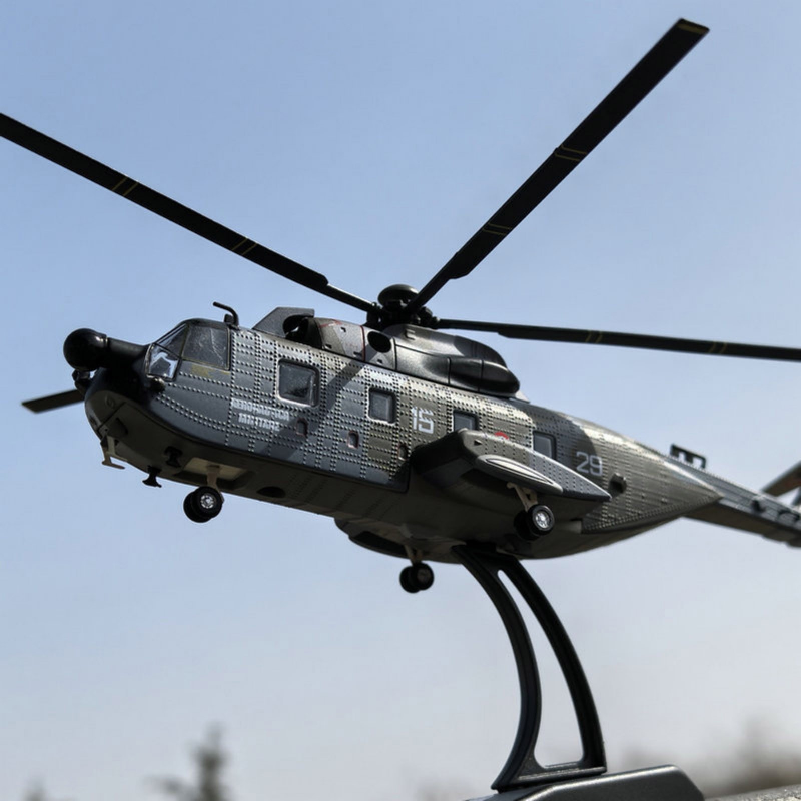 Italian Air Force HH-3F Pelican Helicopter 18cm Diecast Alloy Finished Model