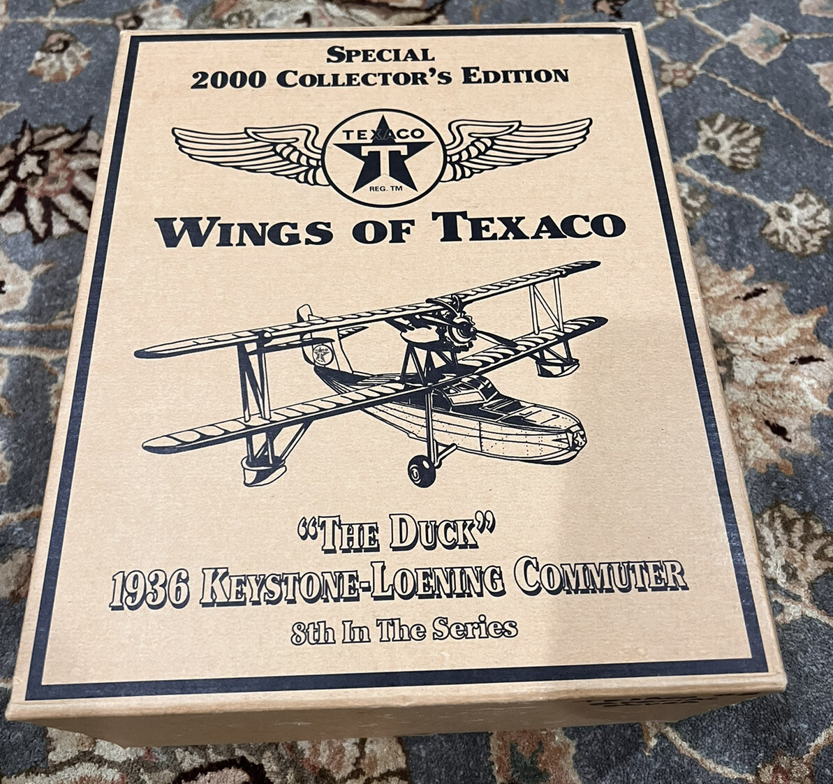 8th In Series WINGS OF TEXACO 1936 KEYSTONE-LOENING COMMUTER AIRPLANE SPECIAL