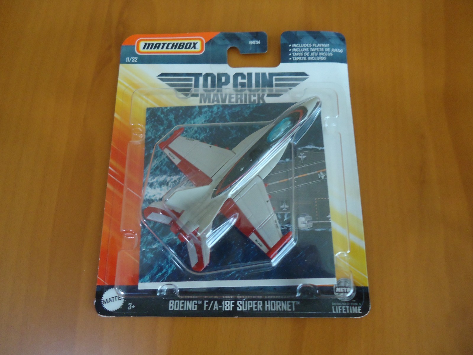 Matchbox Top Gun Maverick Boeing F/A-18F Super Hornet Military Diecast Aircraft