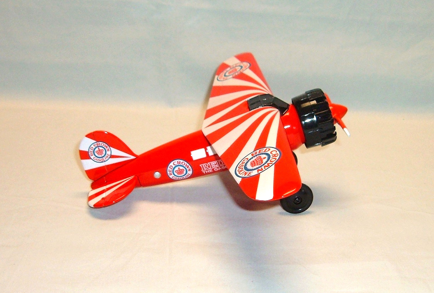 Liberty Classics Gilmore Oil Co. & Red Crown Gasoline Diecast Airplane Banks