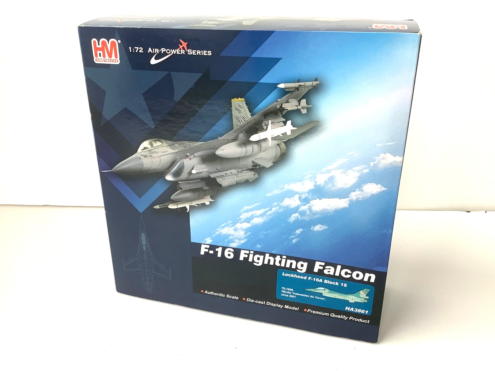 Hobby Master HA3861 1:72 Lockheed F-16A Block 15 TS-1608 TNI-AU Indonesian BNIB