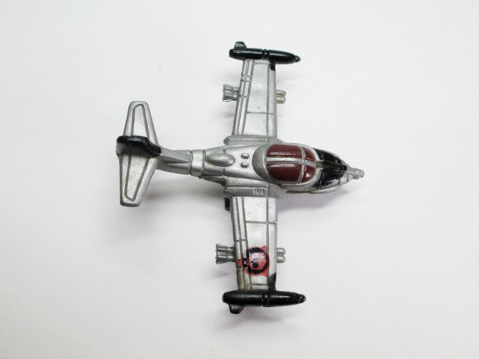 Micro Machines Military Plane A-37B Dragonfly Attack Aircraft Jet Silver Galoob