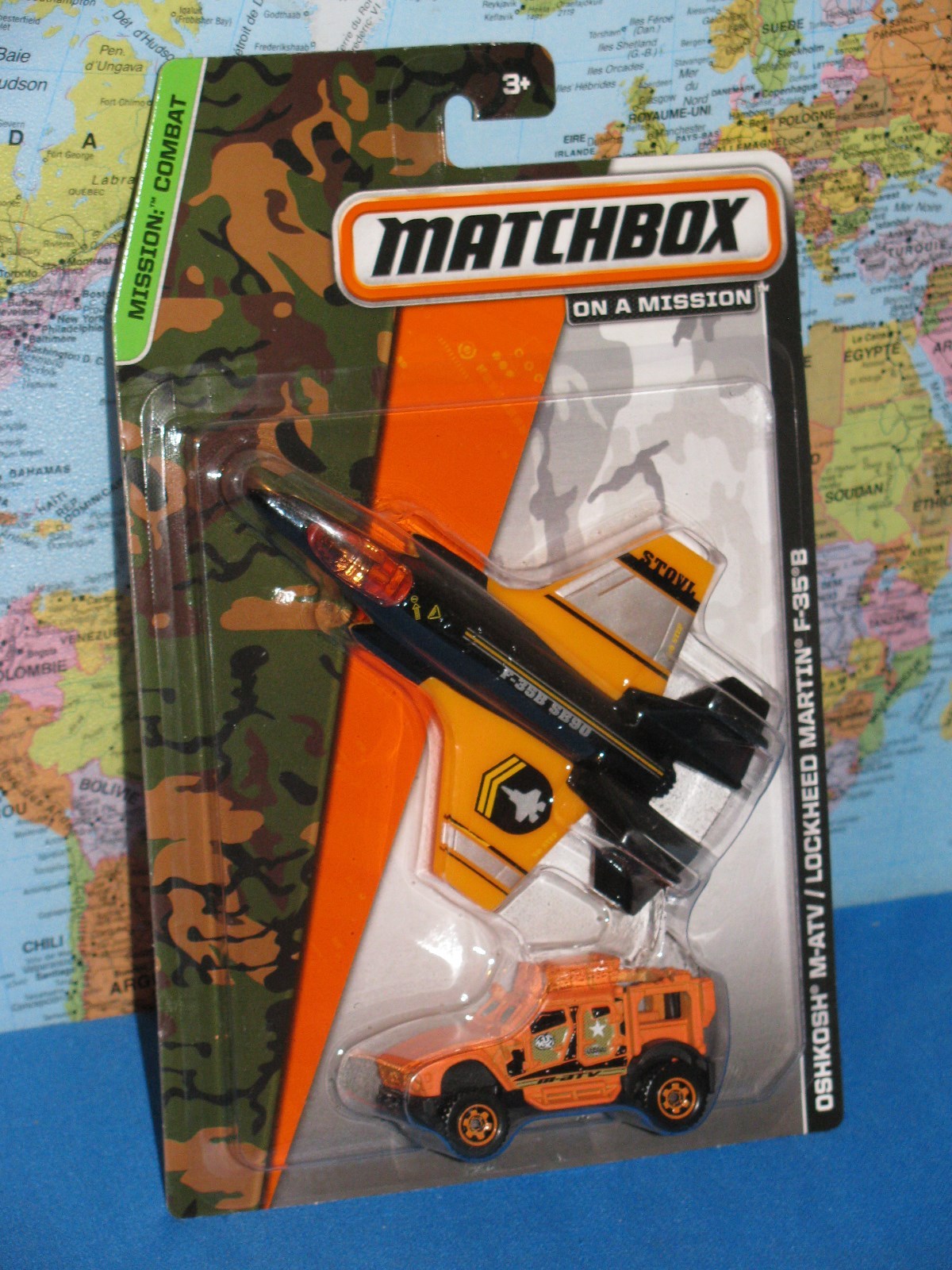 MATCHBOX MBX LOCKHEED MARTIN F-35B / OSHKOSH M-ATV MISSION COMBAT **BRAND NEW**