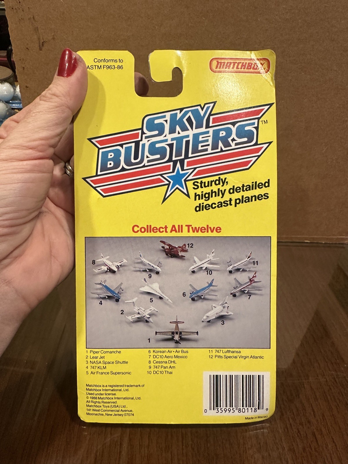 1989 Matchbox Sky Busters Pitts Special Virgin Atlantic SB18 New in Package Z100