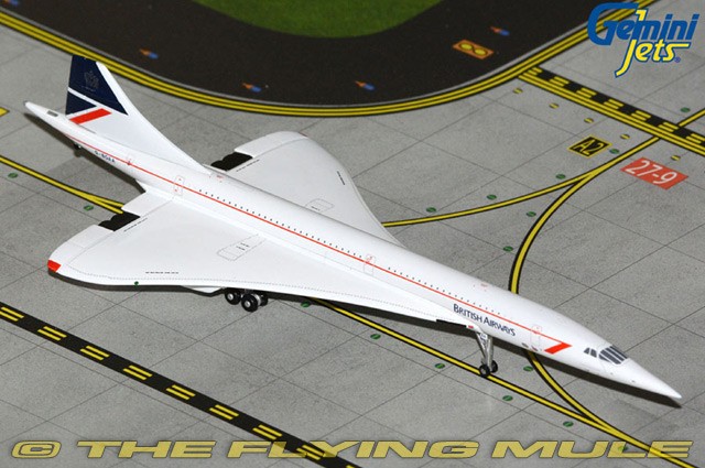GeminiJets 1:400 Concorde British Airways G-BOAA