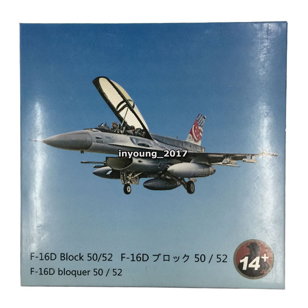 1/72 F-16D Block 50/52 Fighter Airplane Model Diecast Metal Military Plane Model