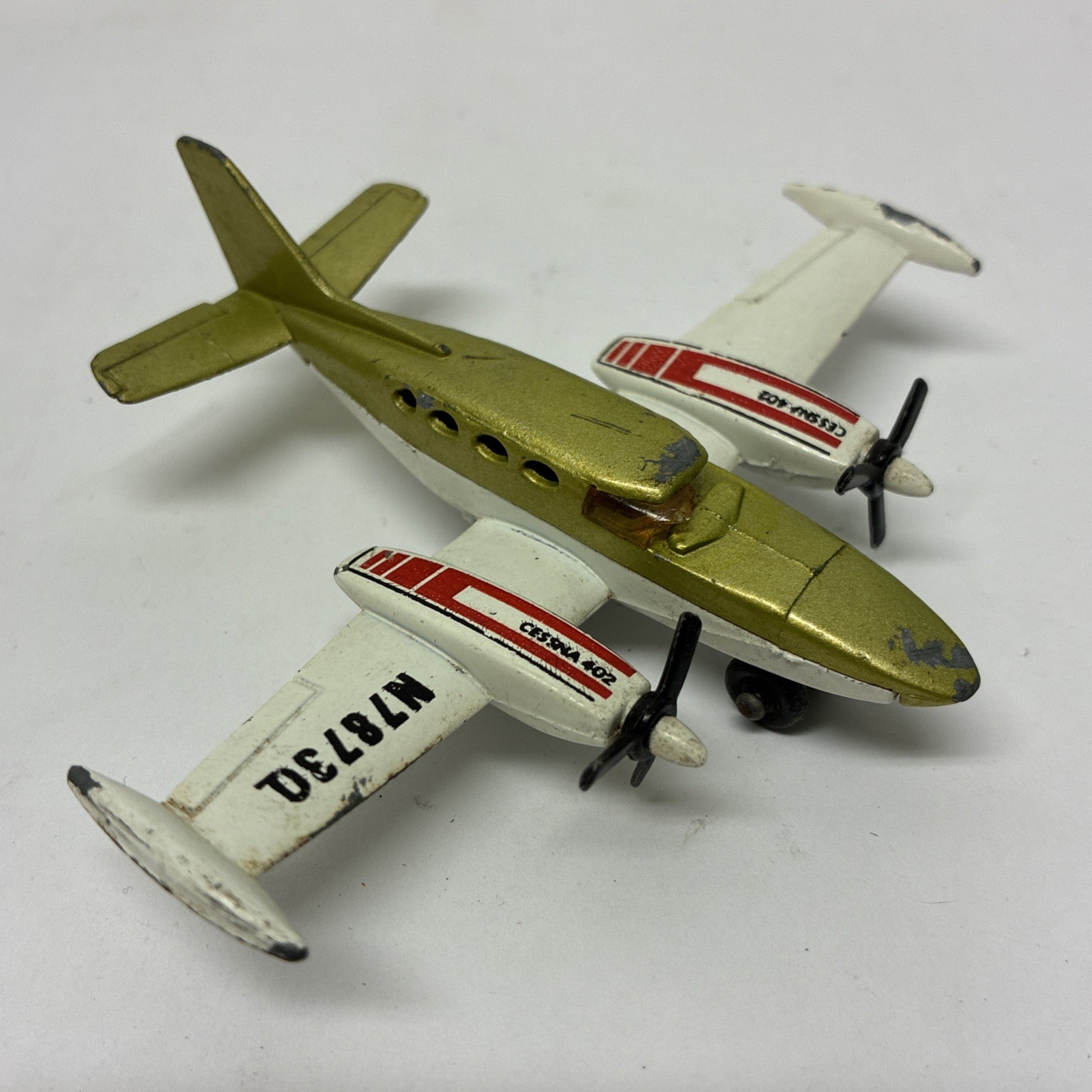 Vintage 1974 Matchbox Sky-Busters Diecast SB-9 Cessna 402 Airplane