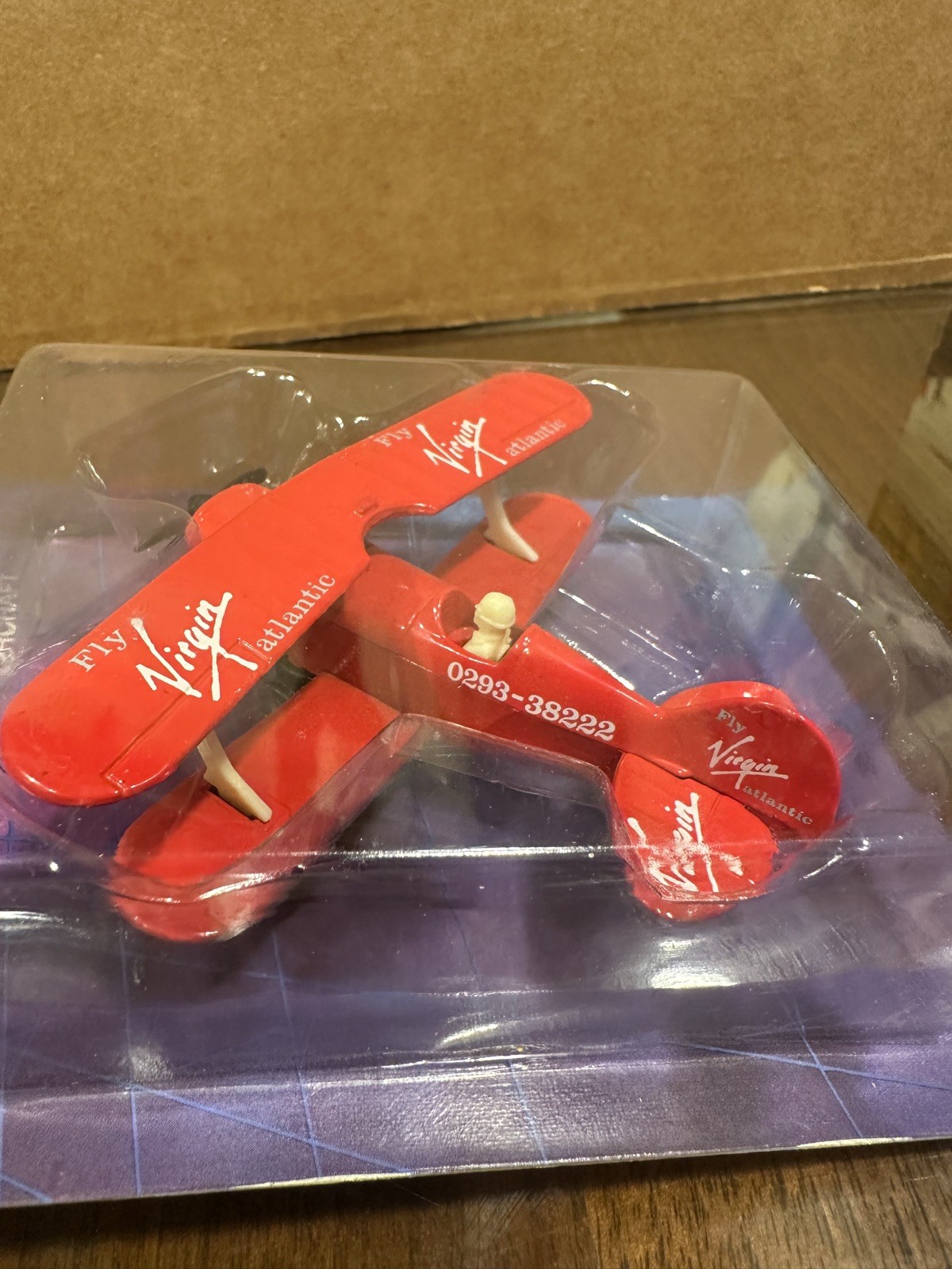 1989 Matchbox Sky Busters Pitts Special Virgin Atlantic SB18 New in Package Z100