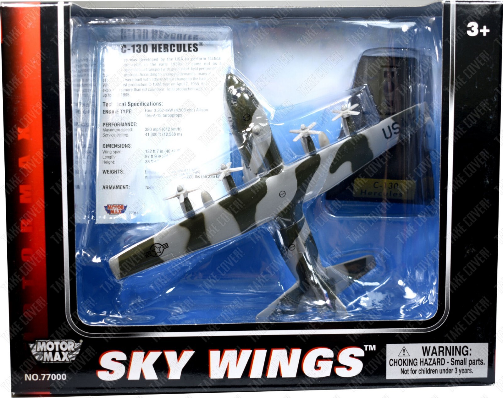Motormax Skywings – Lockheed C-130 Hercules – USAF Transport Aircraft Toy