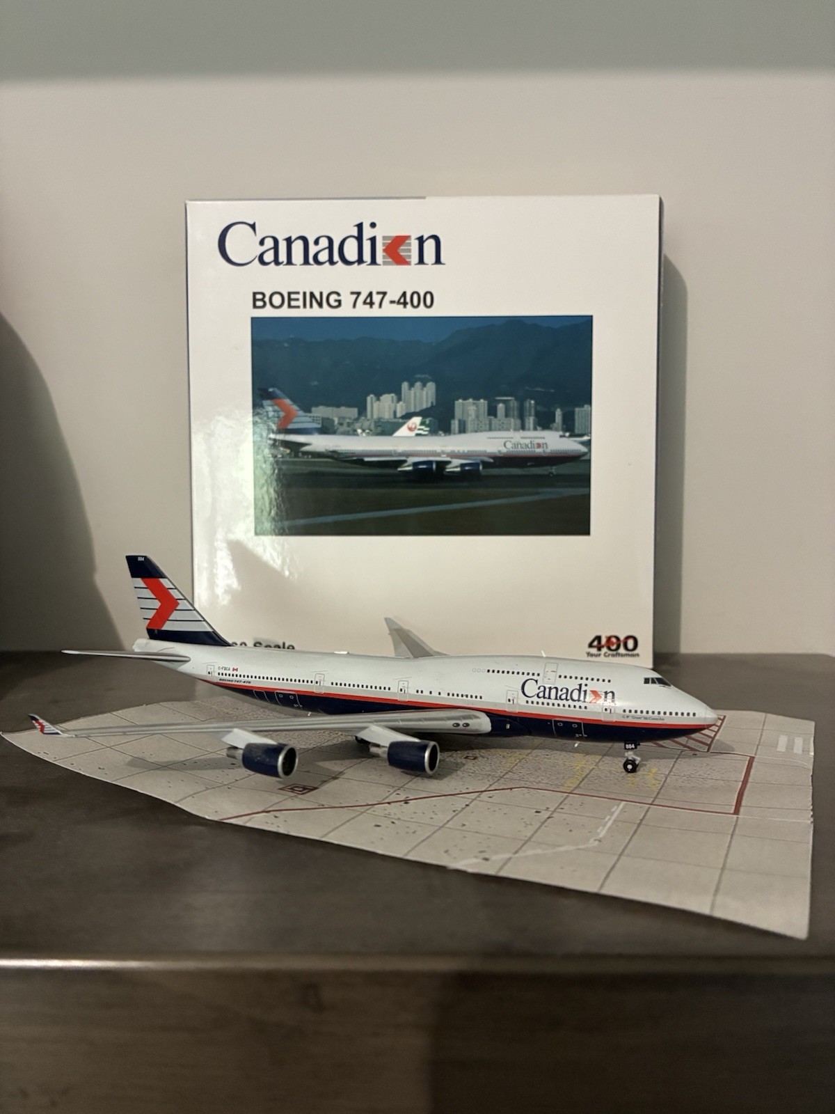 1/400 Scale Canadian 747-400 Your Craftsman No Original Packaging
