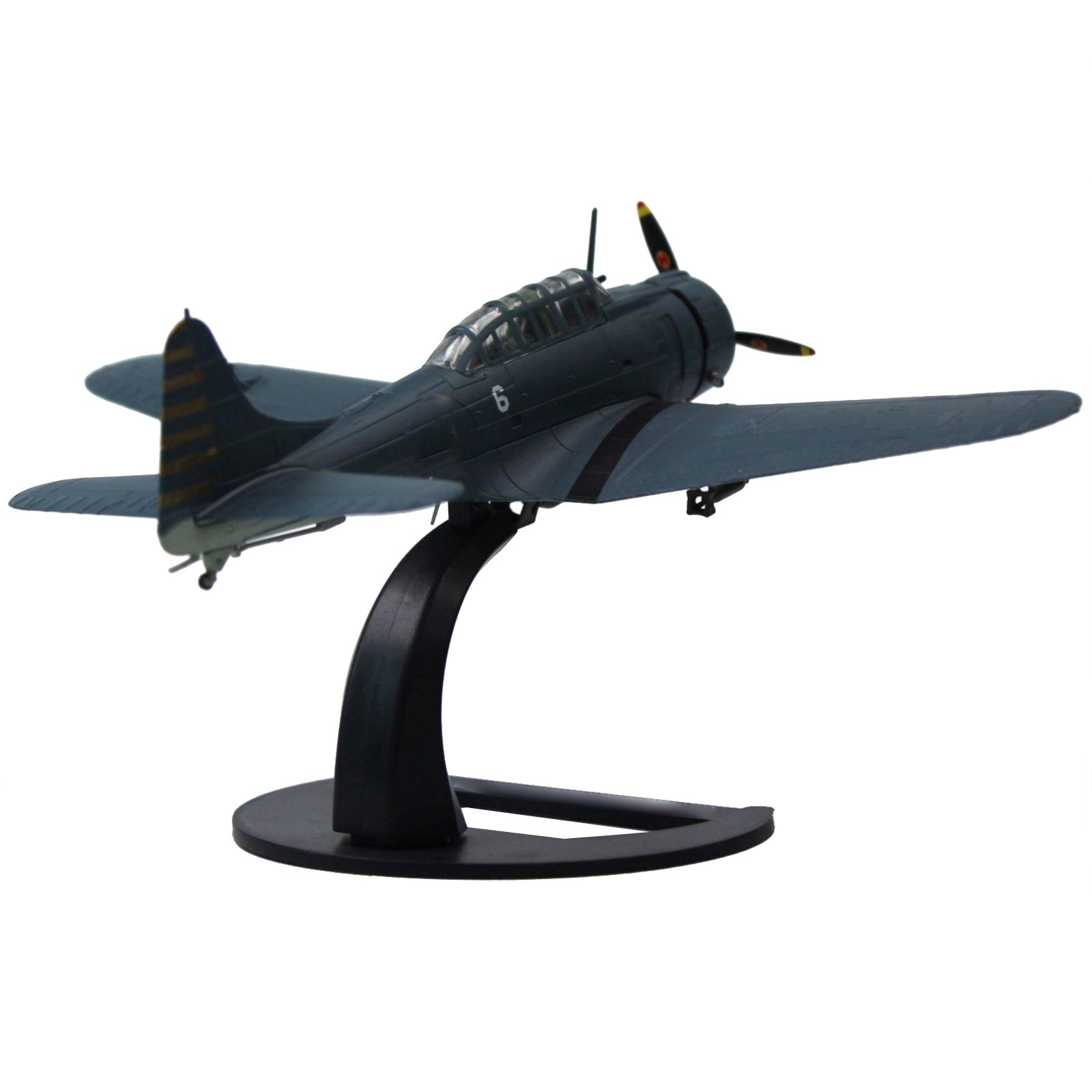 SBD Dauntless Dive Bomber Model 1/72 Scale Diecast Alloy with Display Base