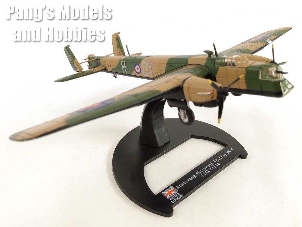 Armstrong Whitworth Whitley A.W.38 Medium bomber RAF 1/144 Scale Diecast Model