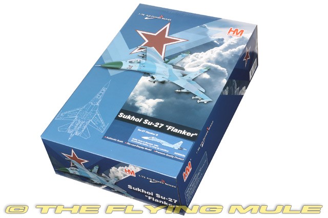 Hobby Master 1:72 Su-27 Flanker-B Soviet Air Force Blue 388 w/Ladder