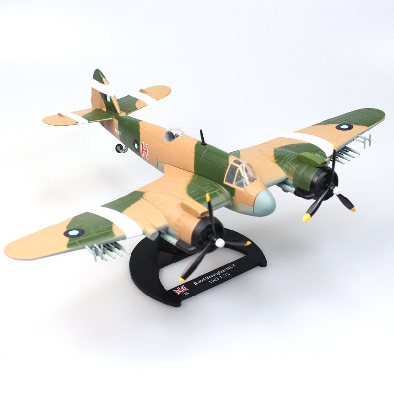 1:72 Diecast Military Model WWII RAF Bristol Beaufighter MK X Fighter Collection