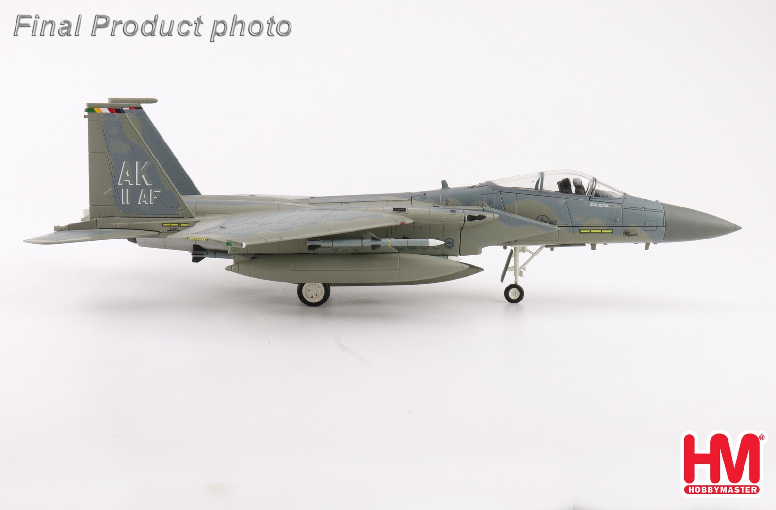 HOBBY MASTER 1:72 HA4574 US F-15C “Eagle” 11th Air Force aircraft model
