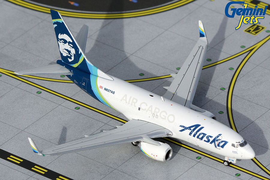 GEMINI JETS ALASKA AIR CARGO B737-700 1:400 DIE-CAST GJASA2028 IN STOCK