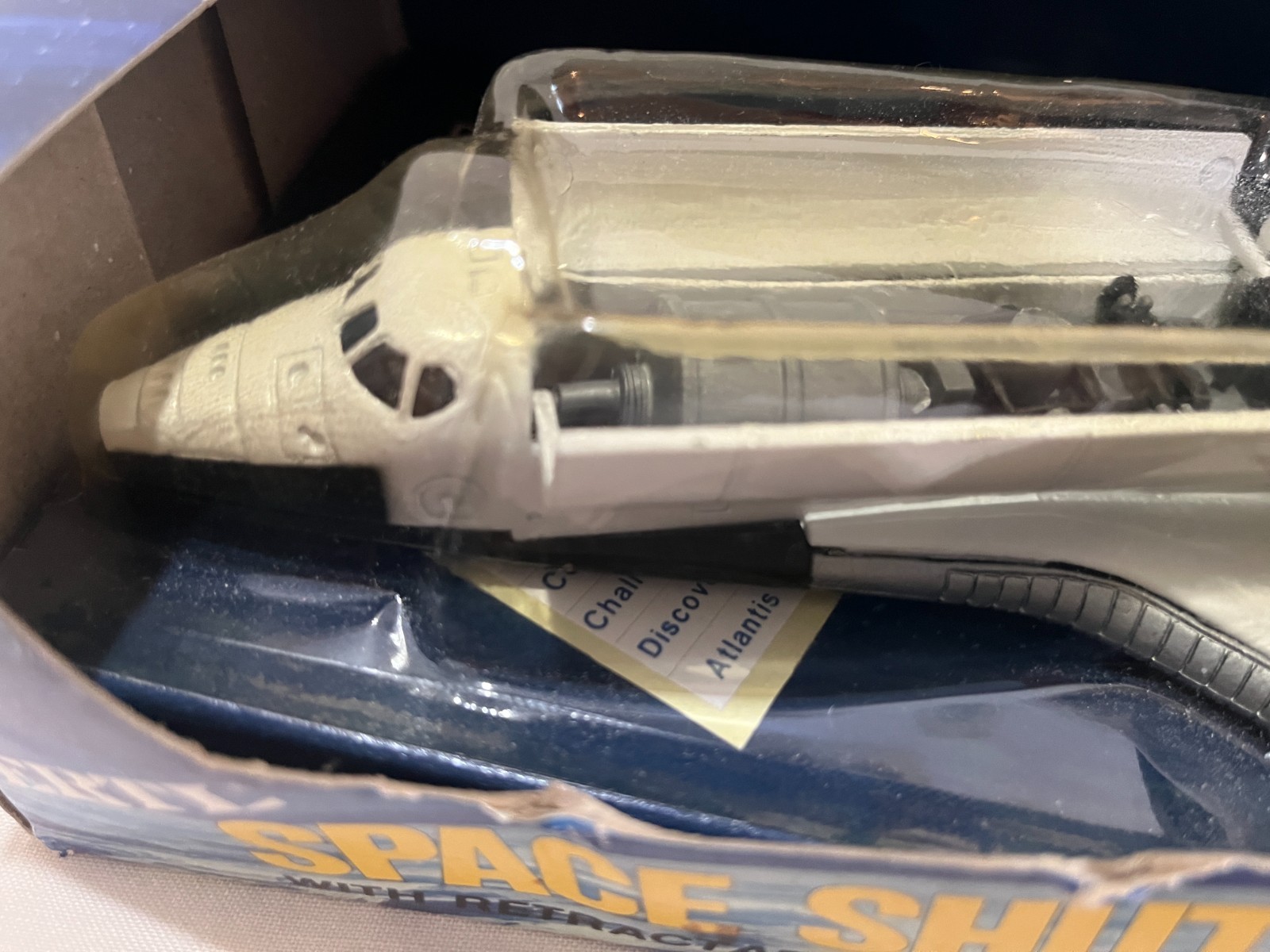 NOS Vintage ERTL Space Shuttle Die Cast Metal Toy #1514-241H Boxed NASA Style
