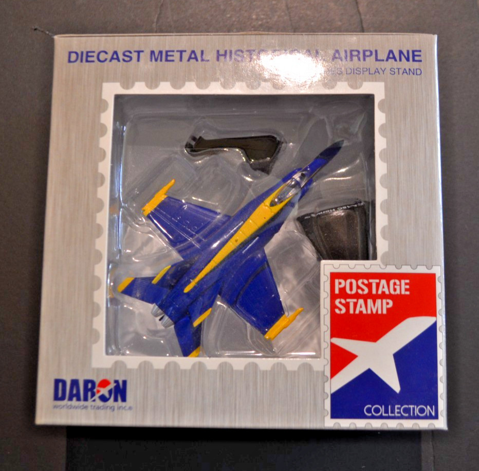 Daron Postage Stamp 1/150 F/A-18C HORNET BLUE ANGELS PS5338-1