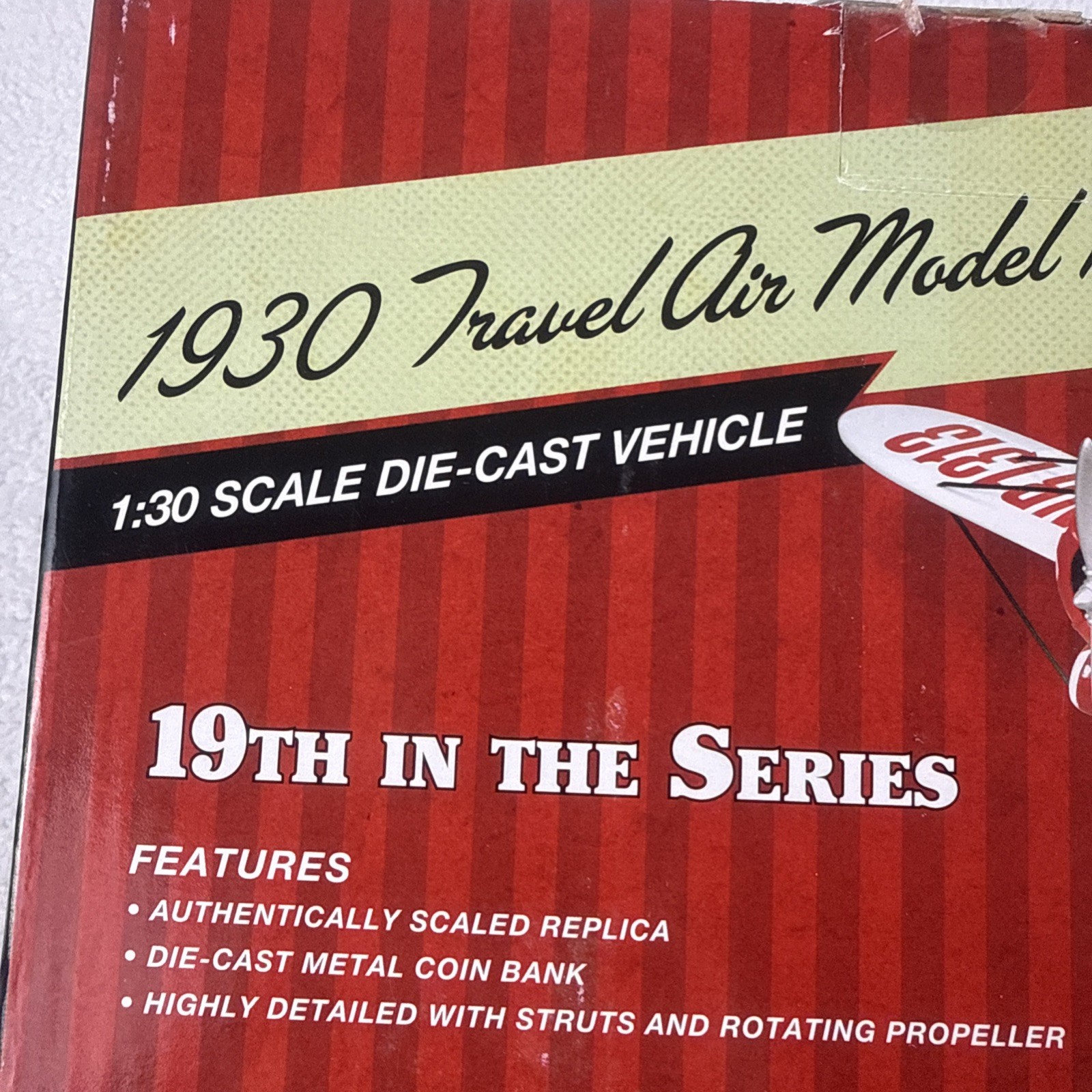 Wings of Texaco 1930 Travel Air Model R Mystery Ship 1:30 Die-Cast Airplane NIB