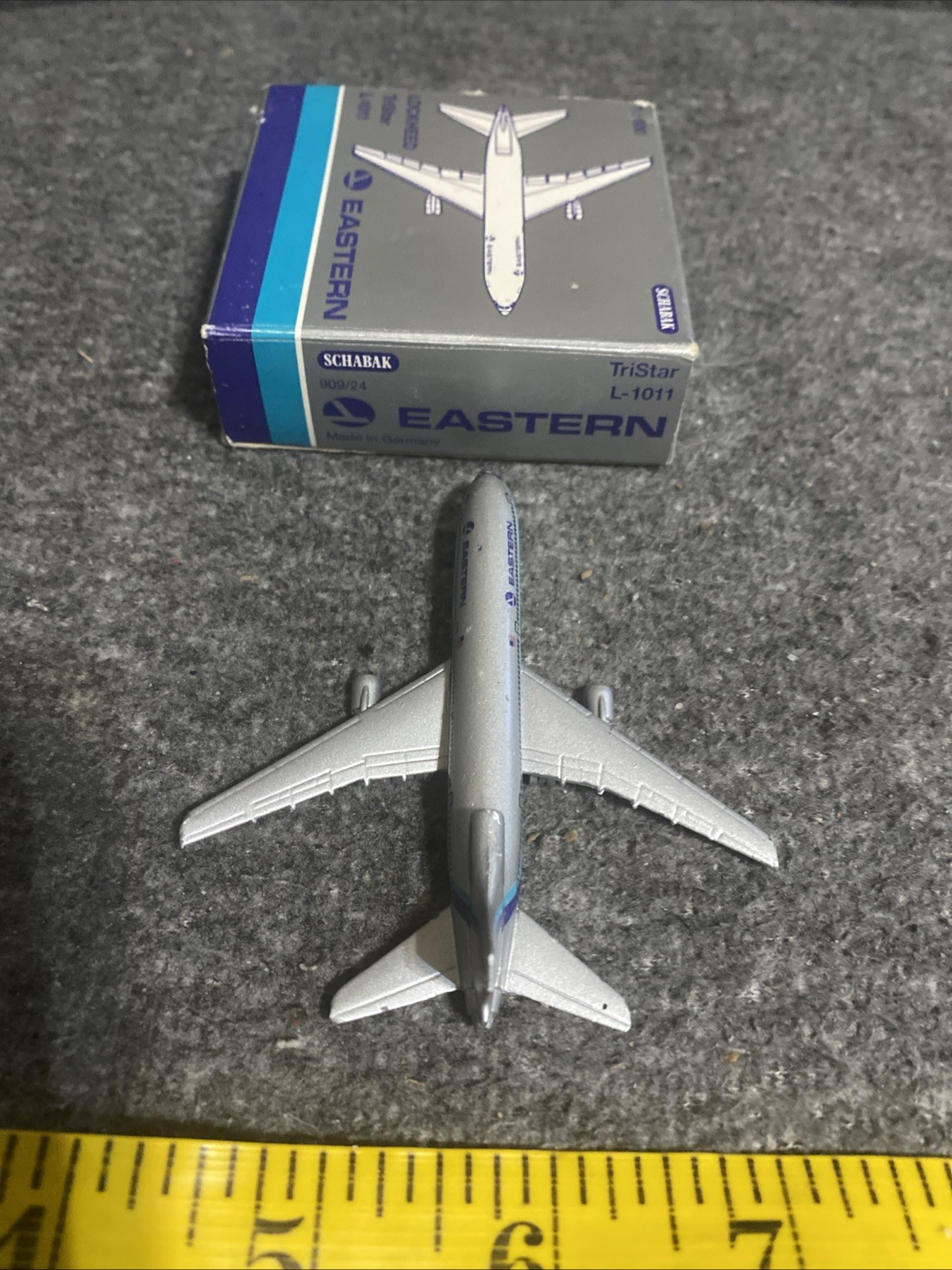 Schabak Lockheed TriStar L-1011 Eastern Airplane In Box 1/600 Scale Diecast